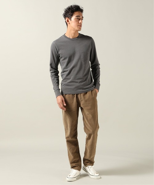SAVE KHAKI UNITED(セーブカーキユナイテッド)の「SAVE KHAKI UNITED L/S POCKET TEE(Tシャツ/カットソー・メンズ・ホワイト/ブラック/クリアブルー/アーミー・SMALL/MEDIUM/X-SMALL)」の6枚目の写真