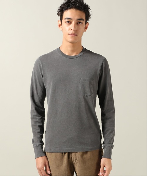 SAVE KHAKI UNITED(セーブカーキユナイテッド)の「SAVE KHAKI UNITED L/S POCKET TEE(Tシャツ/カットソー・メンズ・ホワイト/ブラック/クリアブルー/アーミー・SMALL/MEDIUM/X-SMALL)」の7枚目の写真