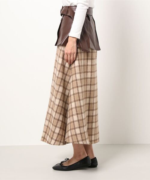 prose verse(プロズヴェール)の「トレンチレイヤード風スカート(スカート・レディース・ベージュ/グレー・フリ-)」の4枚目の写真