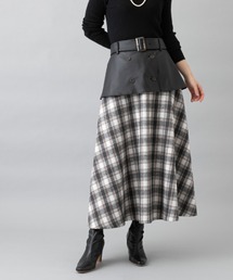 prose verse | 【オシャレ映えデザイン】トレンチレイヤード風スカート(スカート)