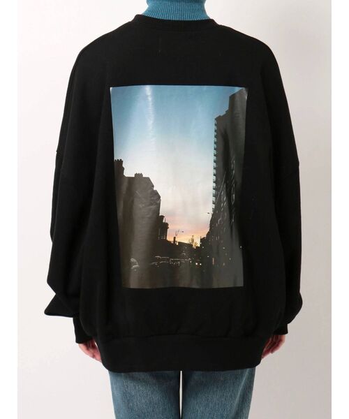 jouetie（ジュエティ）の「タートルレイヤードBIGプルオーバー（スウェット・レディース・オフホワイト/ブラック/ライトブルー・MEDIUM）」の19枚目の写真