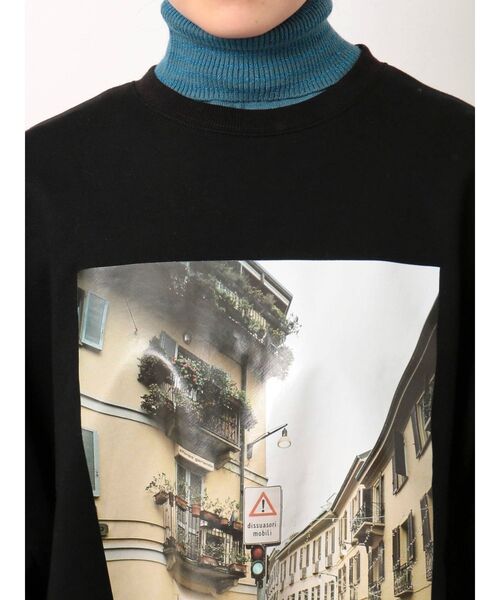 jouetie（ジュエティ）の「タートルレイヤードBIGプルオーバー（スウェット・レディース・オフホワイト/ブラック/ライトブルー・MEDIUM）」の20枚目の写真