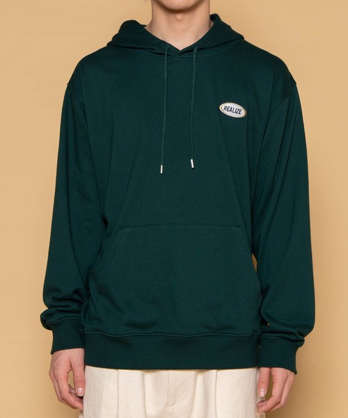 WEGO（ウィゴー）の「WEGO/ロゴ刺繍プルパーカー（パーカー・メンズ・オフホワイト/ダークグリーン・LARGE/MEDIUM/SMALL）」の10枚目の写真