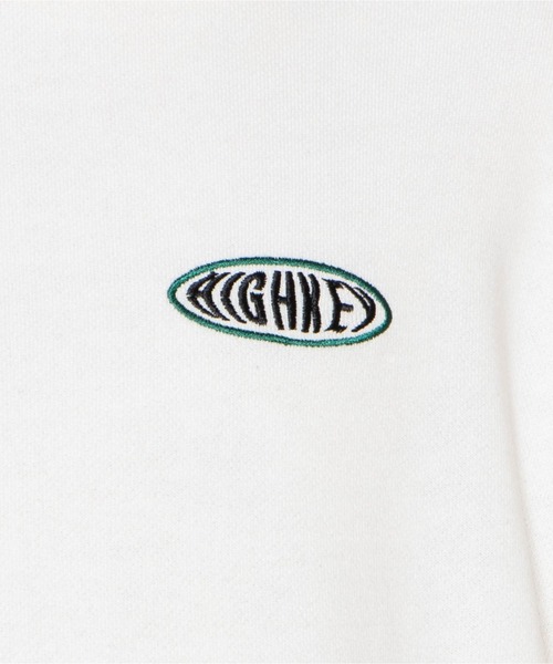 WEGO（ウィゴー）の「WEGO/ロゴ刺繍プルパーカー（パーカー・メンズ・オフホワイト/ダークグリーン・LARGE/MEDIUM/SMALL）」の8枚目の写真