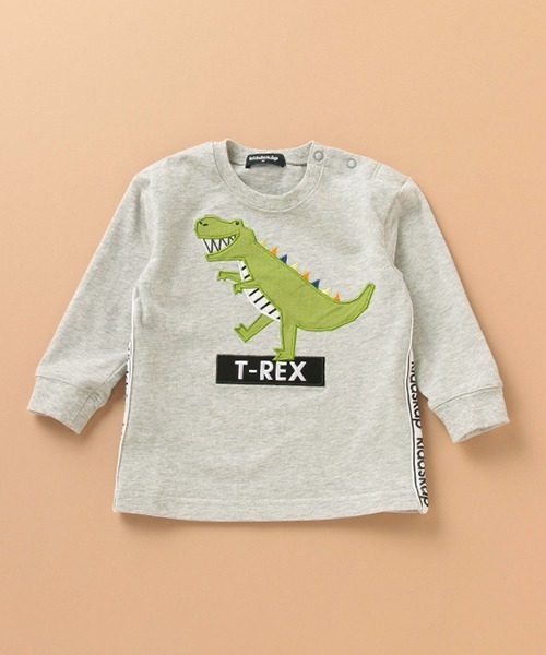 セール 恐竜アップリケサイドロゴtシャツ Tシャツ カットソー Kladskap クレードスコープ のファッション通販 Zozotown