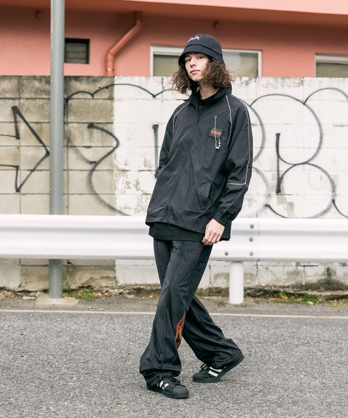 ADANS（アダンス）の「ADANS/アダンス YANKEE PANTS ベロア イージートラックパンツ(セットアップ対応)（その他パンツ・メンズ・ブラック・S/M）」の7枚目の写真