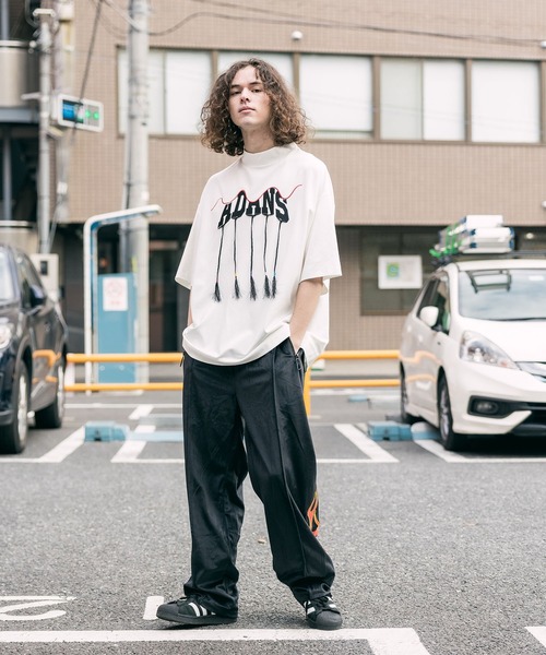 ADANS（アダンス）の「ADANS/アダンス YANKEE PANTS ベロア イージートラックパンツ(セットアップ対応)（その他パンツ・メンズ・ブラック・S/M）」の4枚目の写真