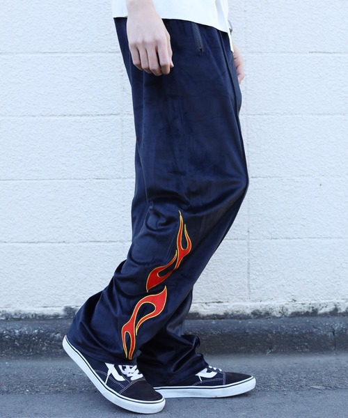 ADANS（アダンス）の「ADANS/アダンス YANKEE PANTS ベロア イージートラックパンツ(セットアップ対応)（その他パンツ・メンズ・ブラック・S/M）」の20枚目の写真