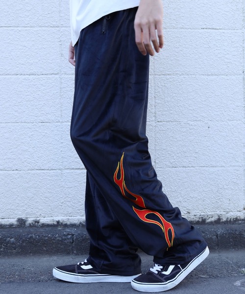 ADANS（アダンス）の「ADANS/アダンス YANKEE PANTS ベロア イージートラックパンツ(セットアップ対応)（その他パンツ・メンズ・ブラック・S/M）」の22枚目の写真