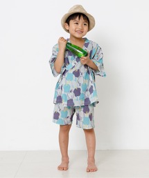 MAKE YOUR DAY（メイクユアデイ）の「パプリカ柄甚平■80～140cm（浴衣・キッズ）」