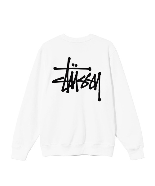 STUSSY(ステューシー)の「Basic Stussy Crew(スウェット・メンズ・ホワイト/アッシュグレー/ブラック/ネイビー/レッド/イエロー系その他・SMALL/MEDIUM/LARGE/X-LARGE)」の2枚目の写真