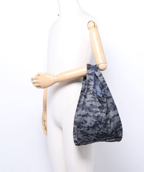 GERRY(ジェリー)の「【完売】《GERRY》メッシュ コンパクトバッグ(エコバッグ/サブバッグ・レディース・ブラック/カーキ・FREE)」の7枚目の写真