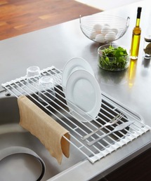 GEORGE'S（ジョージズ）の「WEB限定 tower 折り畳み水切りラック L ホワイト（キッチンツール）」