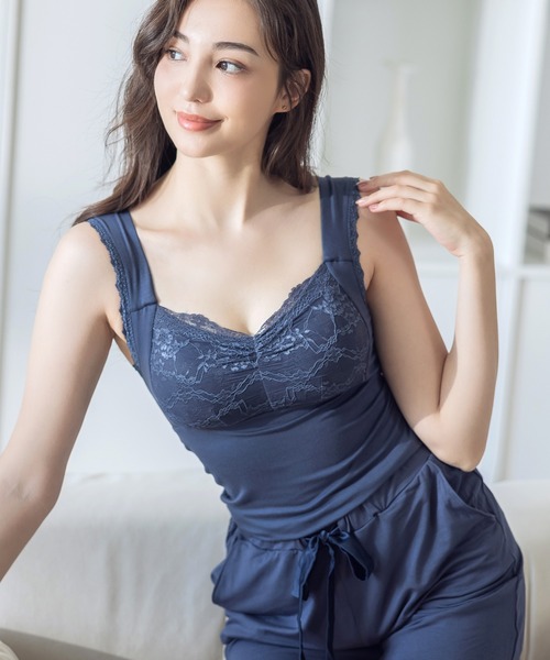 ＆Ratia アンドラティア シェイプキャミソール S(ネイビー) 【正規品】 TU8007EW01742_fw_thumbM.jpg