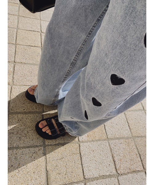 JUMELLE（ジュメロ）の「サイドハートデニムパンツ（デニムパンツ・レディース・ブルー・SMALL/MEDIUM）」の15枚目の写真