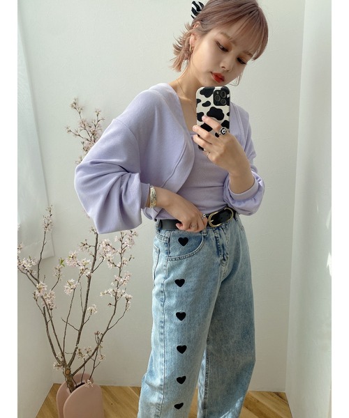 JUMELLE（ジュメロ）の「サイドハートデニムパンツ（デニムパンツ・レディース・ブルー・SMALL/MEDIUM）」の20枚目の写真