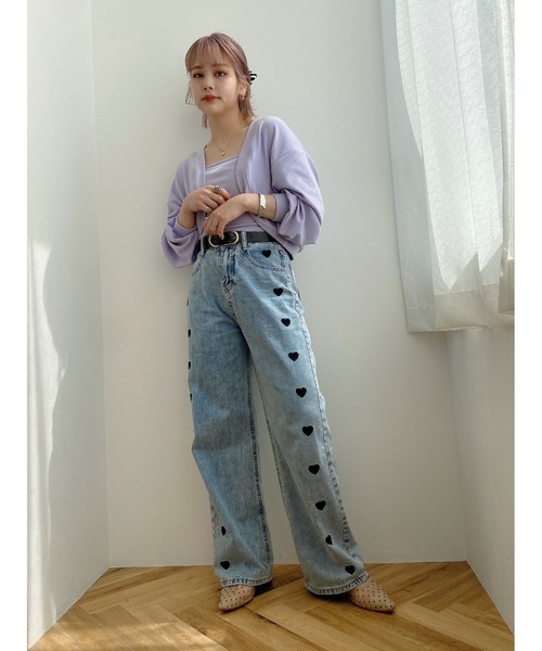 JUMELLE（ジュメロ）の「サイドハートデニムパンツ（デニムパンツ・レディース・ブルー・SMALL/MEDIUM）」の21枚目の写真