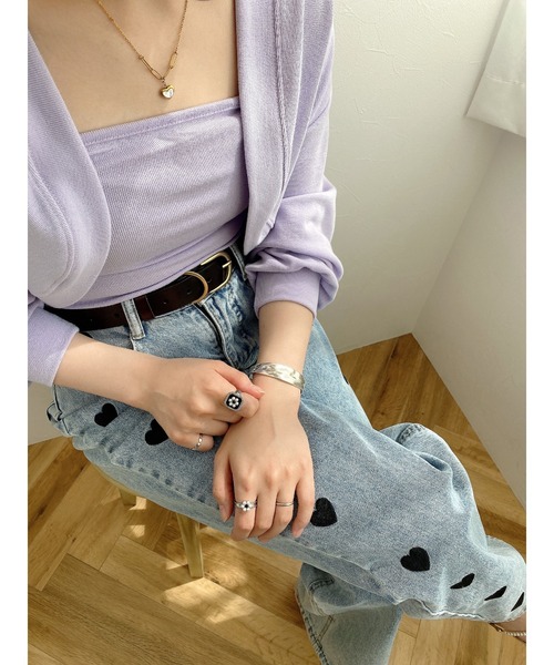 JUMELLE（ジュメロ）の「サイドハートデニムパンツ（デニムパンツ・レディース・ブルー・SMALL/MEDIUM）」の22枚目の写真