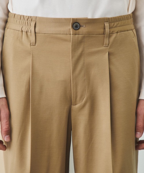 UNITED TOKYO（ユナイテッドトウキョウ）の「ジャージーワンタックワイドパンツ（スラックス・メンズ・グレイッシュベージュ/グレー・1/2/3）」の8枚目の写真