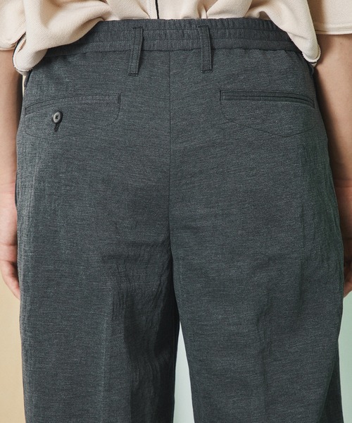 UNITED TOKYO（ユナイテッドトウキョウ）の「ジャージーワンタックワイドパンツ（スラックス・メンズ・グレイッシュベージュ/グレー・1/2/3）」の19枚目の写真