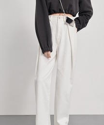 【chuclla】【2021/SS】Wrap tuck design wh-denim chw1468