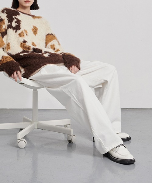 chuclla（チュクラ）の「【chuclla】【2021/SS】Wrap tuck design wh-denim chw1468（その他パンツ・レディース・ホワイト・L/S/M）」の10枚目の写真