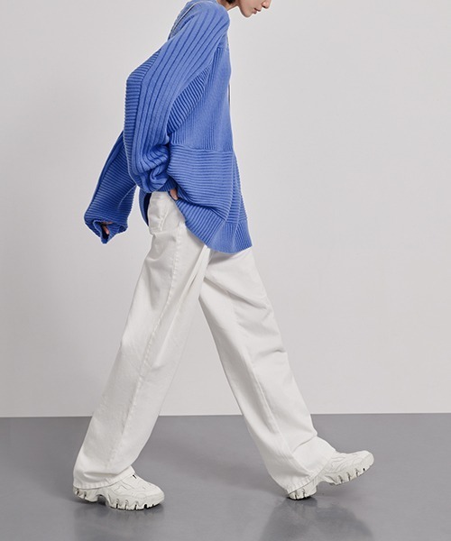 chuclla（チュクラ）の「【chuclla】【2021/SS】Wrap tuck design wh-denim chw1468（その他パンツ・レディース・ホワイト・L/S/M）」の16枚目の写真