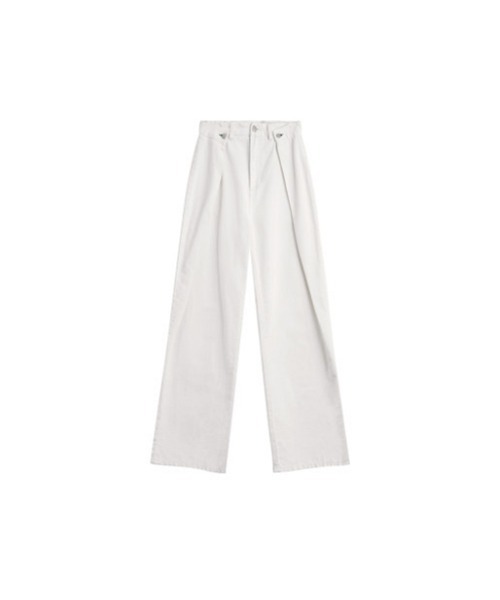 chuclla（チュクラ）の「【chuclla】【2021/SS】Wrap tuck design wh-denim chw1468（その他パンツ・レディース・ホワイト・L/S/M）」の19枚目の写真