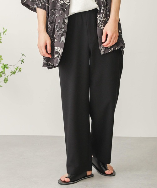 SENSE OF PLACE by URBAN RESEARCH（センスオブプレイスバイアーバンリサーチ）の「【Sサイズ/WEB・一部店舗限定】ワイドスラックス（スラックス・メンズ・ブラウン/ブラック/ライトベージュ/ライトグレー・MEDIUM/LARGE/SMALL）」の2枚目の写真