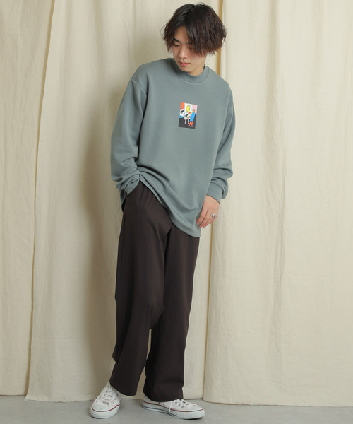 SENSE OF PLACE by URBAN RESEARCH（センスオブプレイスバイアーバンリサーチ）の「【Sサイズ/WEB・一部店舗限定】ワイドスラックス（スラックス・メンズ・ブラウン/ブラック/ライトベージュ/ライトグレー・MEDIUM/LARGE/SMALL）」の13枚目の写真