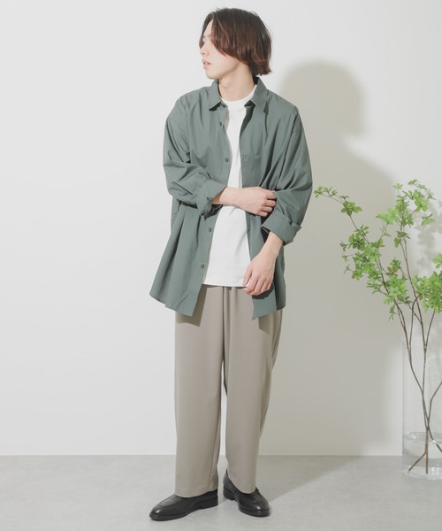 SENSE OF PLACE by URBAN RESEARCH（センスオブプレイスバイアーバンリサーチ）の「【Sサイズ/WEB・一部店舗限定】ワイドスラックス（スラックス・メンズ・ブラウン/ブラック/ライトベージュ/ライトグレー・MEDIUM/LARGE/SMALL）」の11枚目の写真