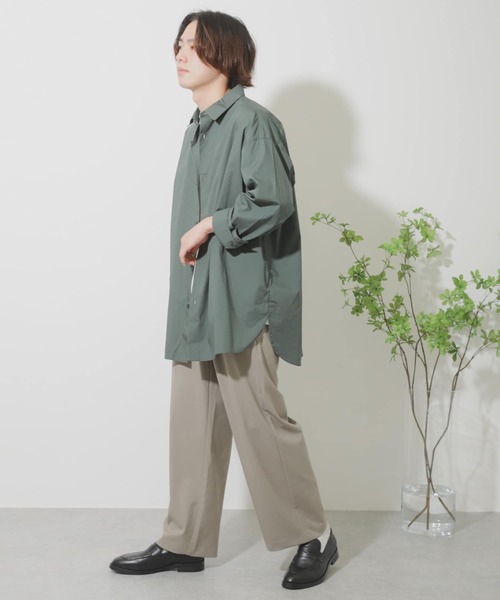 SENSE OF PLACE by URBAN RESEARCH（センスオブプレイスバイアーバンリサーチ）の「【Sサイズ/WEB・一部店舗限定】ワイドスラックス（スラックス・メンズ・ブラウン/ブラック/ライトベージュ/ライトグレー・MEDIUM/LARGE/SMALL）」の22枚目の写真