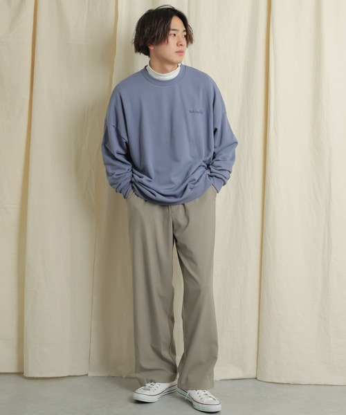 SENSE OF PLACE by URBAN RESEARCH（センスオブプレイスバイアーバンリサーチ）の「【Sサイズ/WEB・一部店舗限定】ワイドスラックス（スラックス・メンズ・ブラウン/ブラック/ライトベージュ/ライトグレー・MEDIUM/LARGE/SMALL）」の15枚目の写真