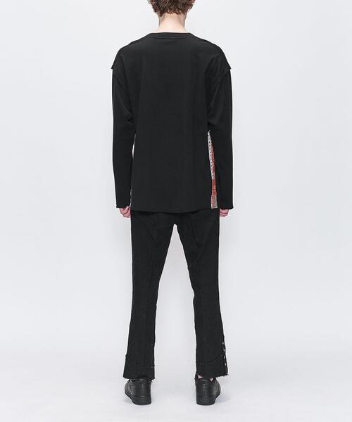 FACCIES（ファチーズ）の「＜FACCIES＞ SIDE SLIT LS/カットソー（Tシャツ/カットソー・メンズ・ブラック/ホワイト・FREE）」の5枚目の写真