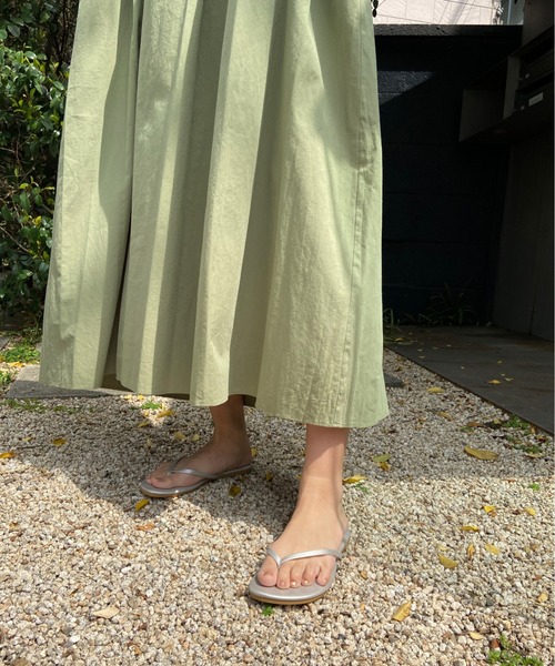 AZUL ENCANTO（アズールエンカント）の「バンドカラー袖ボリュームワンピース（ワンピース・レディース・ベージュ/パープル/ブラウン/カーキ/イエロー系その他・FREE）」の18枚目の写真