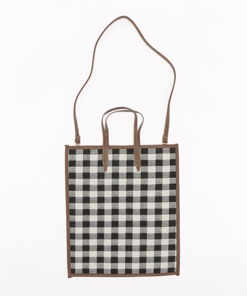 Te chichi（テチチ）の「ペイズリー柄＆ブロックギンガムトートバッグ（トートバッグ・レディース・ライトベージュ/ブラック/ブラウン・ﾌﾘ-）」の6枚目の写真