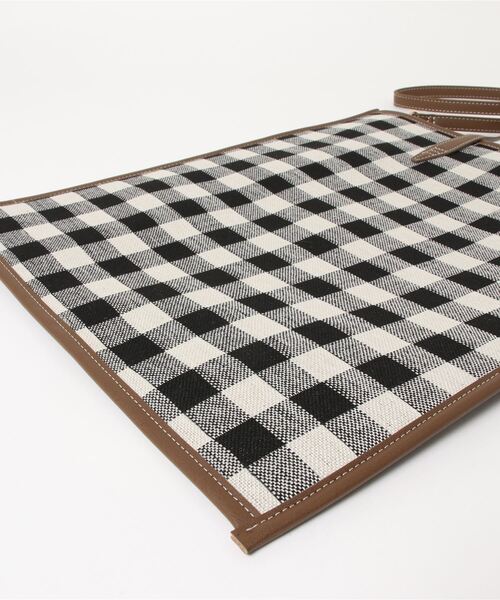 Te chichi（テチチ）の「ペイズリー柄＆ブロックギンガムトートバッグ（トートバッグ・レディース・ライトベージュ/ブラック/ブラウン・ﾌﾘ-）」の4枚目の写真