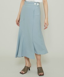 【FEMMENT(ファモン)】別注バックサテンストレッチスカート