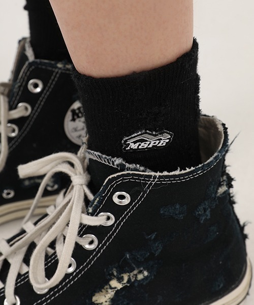 MASONPRINCE（メイソンプリンス）の「【MASONPRINCE】5 color brand logo socks WZ2022（ソックス/靴下・メンズ・ブラウン/グレー/グリーン/ホワイト/ブラック・FREE）」の12枚目の写真