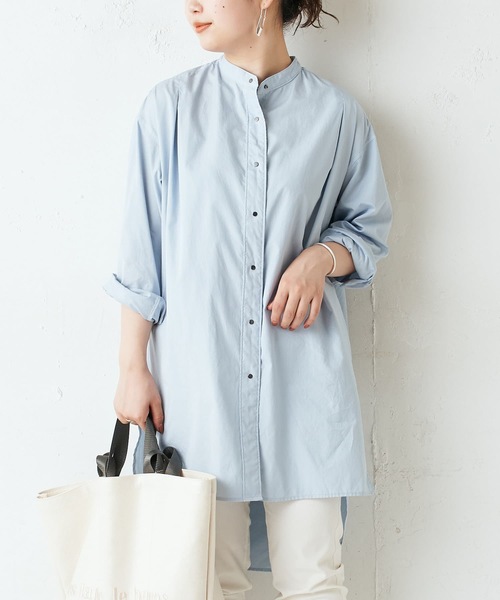 BEARDSLEY（ビアズリー）の「製品染めロングシャツ（シャツ