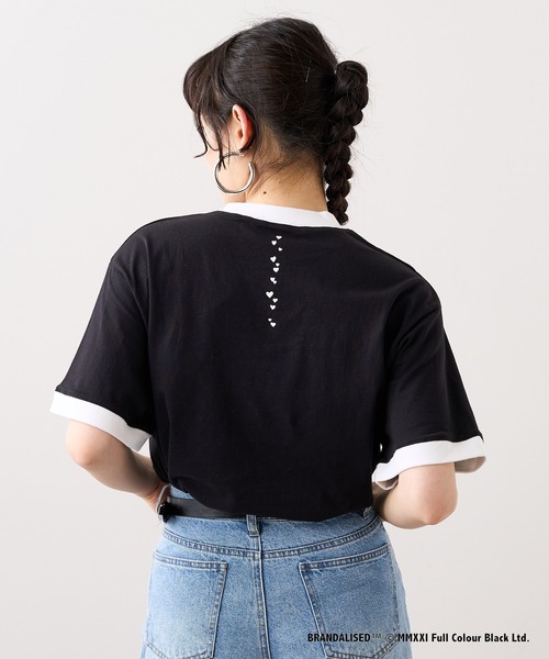 RASVOA（ラスボア）の「Banksy's GraffitiビッグＴ／Art Angel Hearts（Tシャツ/カットソー・レディース・ブラック/オフホワイト・FREE）」の7枚目の写真