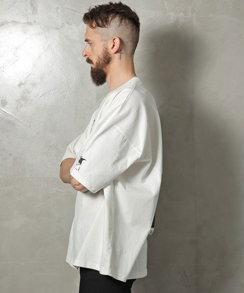 BRANDALISED（ブランダライズド）の「GA×BRANDALISED BACK ＦＵＣＫ-ART TEE（Tシャツ/カットソー・メンズ・ブラック/ホワイト・L/M）」の5枚目の写真
