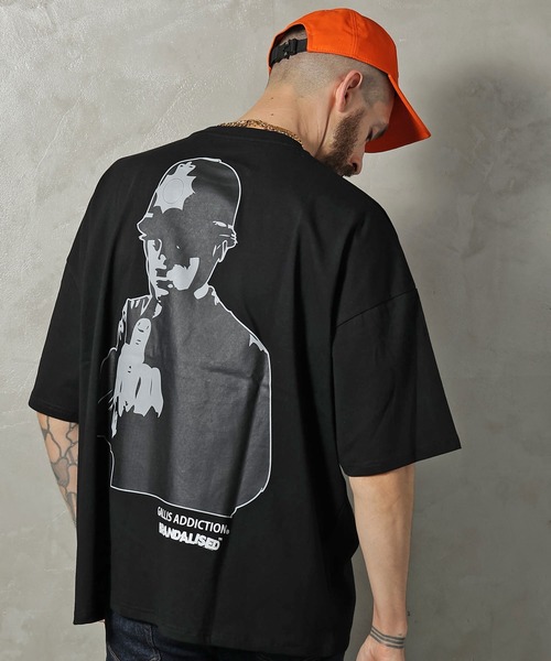 BRANDALISED（ブランダライズド）の「GA×BRANDALISED BACK ＦＵＣＫ-ART TEE（Tシャツ/カットソー・メンズ・ブラック/ホワイト・L/M）」の17枚目の写真