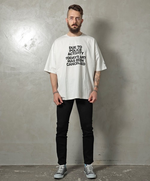 BRANDALISED（ブランダライズド）の「GA×BRANDALISED BACK ＦＵＣＫ-ART TEE（Tシャツ/カットソー・メンズ・ブラック/ホワイト・L/M）」の19枚目の写真