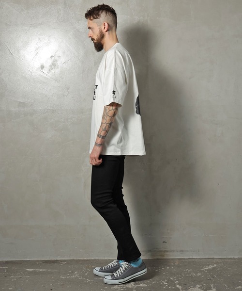 BRANDALISED（ブランダライズド）の「GA×BRANDALISED BACK ＦＵＣＫ-ART TEE（Tシャツ/カットソー・メンズ・ブラック/ホワイト・L/M）」の6枚目の写真