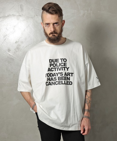 BRANDALISED（ブランダライズド）の「GA×BRANDALISED BACK ＦＵＣＫ-ART TEE（Tシャツ/カットソー・メンズ・ブラック/ホワイト・L/M）」の4枚目の写真