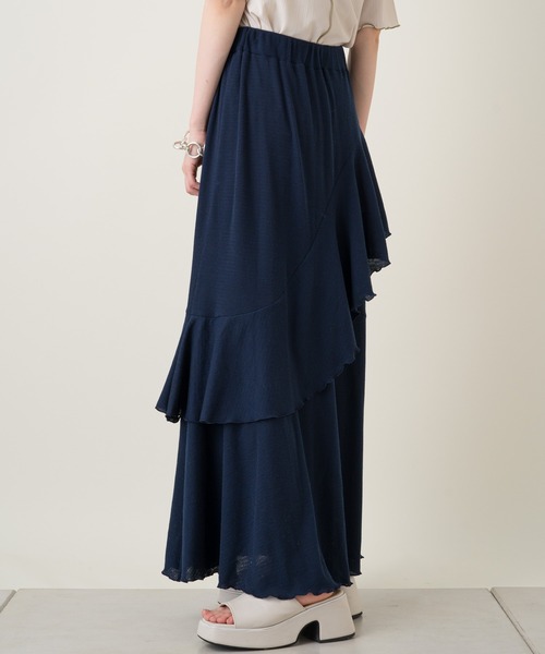 Kastane（カスタネ）の「アシメフリルカットスカート（スカート・レディース・ネイビー/ブラック・FREE）」の10枚目の写真