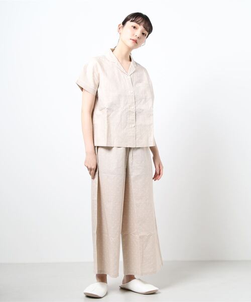 Kid Blue キッドブルー の キッドブルー リネンコットンドットｐｔ 店舗限定 半袖パジャマ Knqk354 Kidblue ルームウェア パジャマ Wear