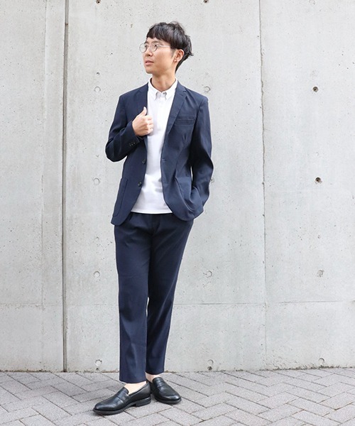 COMME CA ISM(コムサイズム)の「《ウォッシャブル》 コードレーン ジャケット(テーラードジャケット・メンズ・ブラック/ネイビー・SMALL/MEDIUM/LARGE/X-LARGE)」の3枚目の写真