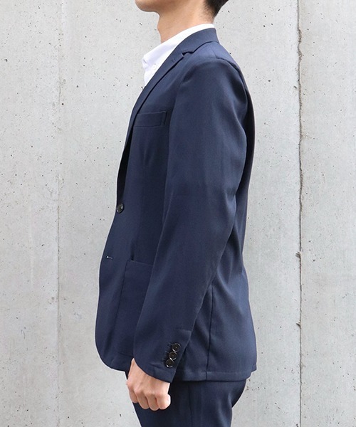 COMME CA ISM(コムサイズム)の「《ウォッシャブル》 コードレーン ジャケット(テーラードジャケット・メンズ・ブラック/ネイビー・SMALL/MEDIUM/LARGE/X-LARGE)」の6枚目の写真